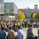 MIT大学は何が凄い？偏差値や著名な日本人について解説する記事のアイキャッチ画像。大学キャンパスの学びの雰囲気を表現したシーンです。
