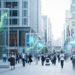 スペースXが6月12日に上場決定し、AIインフラ企業としての成長戦略が示される様子を表現した画像です。
